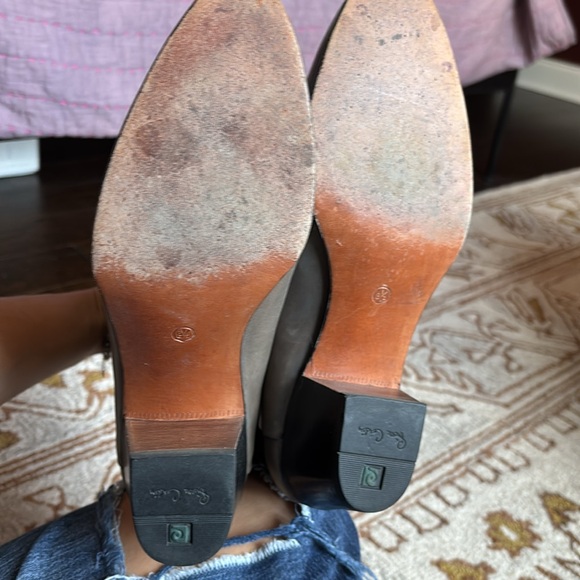 Men’s Vintage Pierre Cardin Gray Leather Boots 3033 - Picture 9 of 10